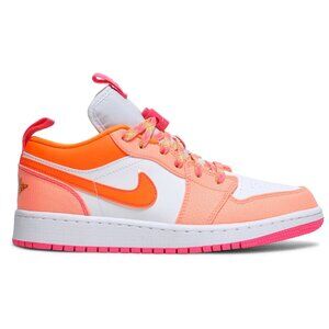 Jordan 1 Low Utility GS – Orange & Pink – Brand New